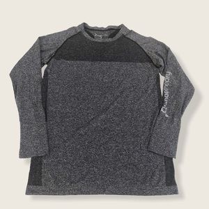 Orangetheory gray  long sleeve